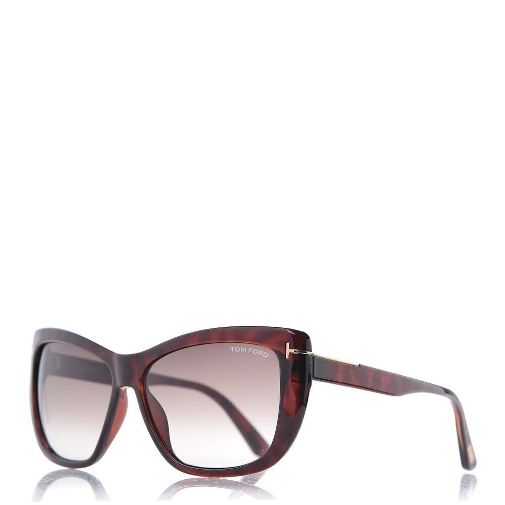 NWT Tom Ford FT0434 Havana Square 58mm Sunglasses